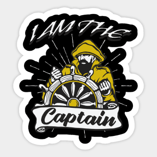 I am the Captain Sailor Gift Sticker